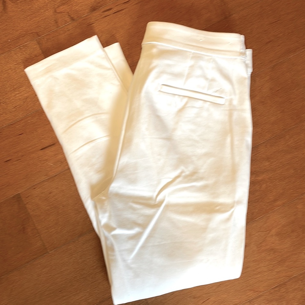 Loft, curvy skinny, white, size 10